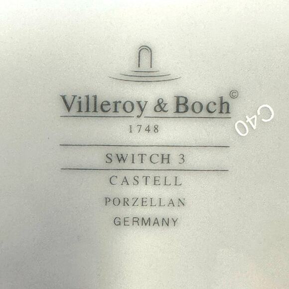 Villeroy & Boch Switch 3 1996-2020 Retired Castell 7" Bread Plates-Set of 2 - Picture 6 of 6